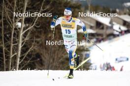 11.02.2024, Canmore, Canada (CAN): Jens Burman (SWE) - FIS world cup cross-country, mass, Canmore (CAN). www.nordicfocus.com. © Modica/NordicFocus. Every downloaded picture is fee-liable.