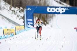 11.02.2024, Canmore, Canada (CAN): Katherine Stewart-Jones (CAN) - FIS world cup cross-country, mass, Canmore (CAN). www.nordicfocus.com. © Modica/NordicFocus. Every downloaded picture is fee-liable.