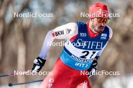 18.02.2024, Minneapolis, United States of America (USA): Jonas Baumann (SUI) - FIS world cup cross-country, 10km, Minneapolis (USA). www.nordicfocus.com. © Modica/NordicFocus. Every downloaded picture is fee-liable.