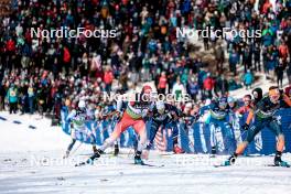 17.02.2024, Minneapolis, United States of America (USA): Valerio Grond (SUI), James Clugnet (GBR), (l-r)  - FIS world cup cross-country, individual sprint, Minneapolis (USA). www.nordicfocus.com. © Modica/NordicFocus. Every downloaded picture is fee-liable.