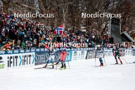 17.02.2024, Minneapolis, United States of America (USA): Jonna Sundling (SWE), Linn Svahn (SWE), Kristine Stavaas Skistad (NOR), Johanna Hagstroem (SWE), Victoria Carl (GER), (l-r)  - FIS world cup cross-country, individual sprint, Minneapolis (USA). www.nordicfocus.com. © Modica/NordicFocus. Every downloaded picture is fee-liable.