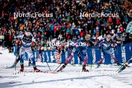 17.02.2024, Minneapolis, United States of America (USA): Johanna Hagstroem (SWE), Rosie Brennan (USA), (l-r)  - FIS world cup cross-country, individual sprint, Minneapolis (USA). www.nordicfocus.com. © Modica/NordicFocus. Every downloaded picture is fee-liable.