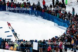 17.02.2024, Minneapolis, United States of America (USA): Nadine Faehndrich (SUI), Frida Karlsson (SWE), Coletta Rydzek (GER), (l-r)  - FIS world cup cross-country, individual sprint, Minneapolis (USA). www.nordicfocus.com. © Modica/NordicFocus. Every downloaded picture is fee-liable.