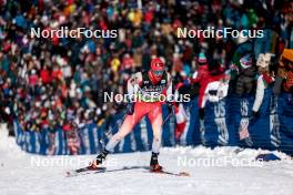 17.02.2024, Minneapolis, United States of America (USA): Beda Klee (SUI) - FIS world cup cross-country, individual sprint, Minneapolis (USA). www.nordicfocus.com. © Modica/NordicFocus. Every downloaded picture is fee-liable.