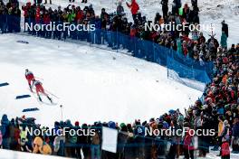 17.02.2024, Minneapolis, United States of America (USA): Tiril Udnes Weng (NOR), Alina Meier (SUI), (l-r)  - FIS world cup cross-country, individual sprint, Minneapolis (USA). www.nordicfocus.com. © Modica/NordicFocus. Every downloaded picture is fee-liable.