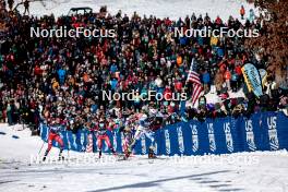 17.02.2024, Minneapolis, United States of America (USA): Kristine Stavaas Skistad (NOR), Jonna Sundling (SWE), (l-r)  - FIS world cup cross-country, individual sprint, Minneapolis (USA). www.nordicfocus.com. © Modica/NordicFocus. Every downloaded picture is fee-liable.