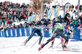 17.02.2024, Minneapolis, United States of America (USA): Elia Barp (ITA) - FIS world cup cross-country, individual sprint, Minneapolis (USA). www.nordicfocus.com. © Modica/NordicFocus. Every downloaded picture is fee-liable.