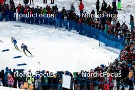 17.02.2024, Minneapolis, United States of America (USA): Frida Karlsson (SWE), Coletta Rydzek (GER), (l-r)  - FIS world cup cross-country, individual sprint, Minneapolis (USA). www.nordicfocus.com. © Modica/NordicFocus. Every downloaded picture is fee-liable.