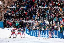 17.02.2024, Minneapolis, United States of America (USA): Even Northug (NOR), Haavard Solaas Taugboel (NOR), Zak Ketterson (USA), (l-r)  - FIS world cup cross-country, individual sprint, Minneapolis (USA). www.nordicfocus.com. © Modica/NordicFocus. Every downloaded picture is fee-liable.
