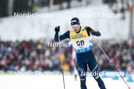 02.03.2024, Lahti, Finland (FIN): Federico Pellegrino (ITA) - FIS world cup cross-country, 20km, Lahti (FIN). www.nordicfocus.com. © Modica/NordicFocus. Every downloaded picture is fee-liable.