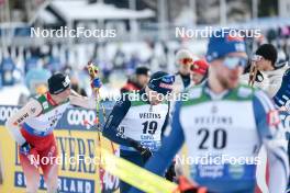 03.03.2024, Lahti, Finland (FIN): Federico Pellegrino (ITA) - FIS world cup cross-country, individual sprint, Lahti (FIN). www.nordicfocus.com. © Modica/NordicFocus. Every downloaded picture is fee-liable.