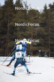 03.03.2024, Lahti, Finland (FIN): Emil Danielsson (SWE), Federico Pellegrino (ITA), Jaume Pueyo (ESP), (l-r)  - FIS world cup cross-country, individual sprint, Lahti (FIN). www.nordicfocus.com. © Modica/NordicFocus. Every downloaded picture is fee-liable.