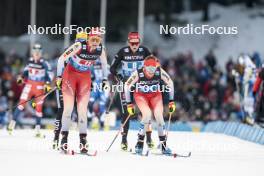 01.03.2024, Lahti, Finland (FIN): Alina Meier (SUI), Desiree Steiner (SUI), (l-r)  - FIS world cup cross-country, team sprint, Lahti (FIN). www.nordicfocus.com. © Modica/NordicFocus. Every downloaded picture is fee-liable.
