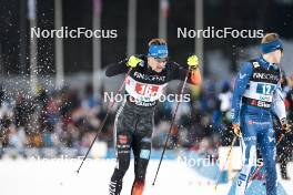 01.03.2024, Lahti, Finland (FIN): Anian Sossau (GER), Ville Ahonen (FIN), (l-r)  - FIS world cup cross-country, team sprint, Lahti (FIN). www.nordicfocus.com. © Modica/NordicFocus. Every downloaded picture is fee-liable.