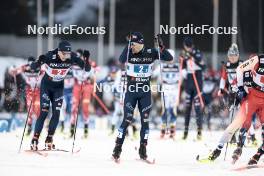 01.03.2024, Lahti, Finland (FIN): Elia Barp (ITA), Federico Pellegrino (ITA), (l-r)  - FIS world cup cross-country, team sprint, Lahti (FIN). www.nordicfocus.com. © Modica/NordicFocus. Every downloaded picture is fee-liable.