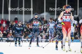 01.03.2024, Lahti, Finland (FIN): Nicole Monsorno (ITA), Nadine Laurent (ITA), (l-r)  - FIS world cup cross-country, team sprint, Lahti (FIN). www.nordicfocus.com. © Modica/NordicFocus. Every downloaded picture is fee-liable.