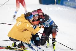01.03.2024, Lahti, Finland (FIN): Katharina Hennig (GER), Laura Gimmler (GER), Coletta Rydzek (GER), (l-r)  - FIS world cup cross-country, team sprint, Lahti (FIN). www.nordicfocus.com. © Modica/NordicFocus. Every downloaded picture is fee-liable.