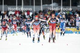 01.03.2024, Lahti, Finland (FIN): Alina Meier (SUI), Desiree Steiner (SUI), (l-r)  - FIS world cup cross-country, team sprint, Lahti (FIN). www.nordicfocus.com. © Modica/NordicFocus. Every downloaded picture is fee-liable.