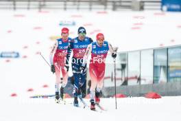 10.03.2024, Oslo, Norway (NOR): Maurice Manificat (FRA), Jonas Baumann (SUI), (l-r)  - FIS world cup cross-country, mass men, Oslo (NOR). www.nordicfocus.com. © Modica/NordicFocus. Every downloaded picture is fee-liable.
