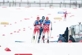 10.03.2024, Oslo, Norway (NOR): Maurice Manificat (FRA), Jonas Baumann (SUI), (l-r)  - FIS world cup cross-country, mass men, Oslo (NOR). www.nordicfocus.com. © Modica/NordicFocus. Every downloaded picture is fee-liable.