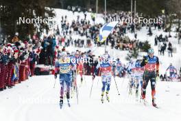09.03.2024, Oslo, Norway (NOR): Jessie Diggins (USA), Victoria Carl (GER), (l-r)  - FIS world cup cross-country, mass women, Oslo (NOR). www.nordicfocus.com. © Modica/NordicFocus. Every downloaded picture is fee-liable.