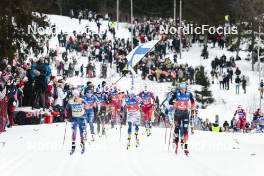 09.03.2024, Oslo, Norway (NOR): Kerttu Niskanen (FIN), Katharina Hennig (GER), Teresa Stadlober (AUT), Astrid Oeyre Slind (NOR), (l-r)  - FIS world cup cross-country, mass women, Oslo (NOR). www.nordicfocus.com. © Modica/NordicFocus. Every downloaded picture is fee-liable.