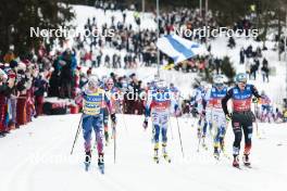 09.03.2024, Oslo, Norway (NOR): Jessie Diggins (USA), Victoria Carl (GER), (l-r)  - FIS world cup cross-country, mass women, Oslo (NOR). www.nordicfocus.com. © Modica/NordicFocus. Every downloaded picture is fee-liable.