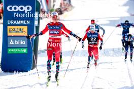 12.03.2024, Drammen, Norway (NOR): Johannes Hoesflot Klaebo (NOR) - FIS world cup cross-country, individual sprint, Drammen (NOR). www.nordicfocus.com. © Modica/NordicFocus. Every downloaded picture is fee-liable.