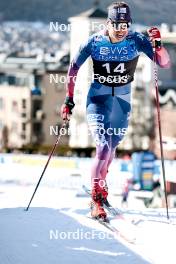 12.03.2024, Drammen, Norway (NOR): Julia Kern (USA) - FIS world cup cross-country, individual sprint, Drammen (NOR). www.nordicfocus.com. © Modica/NordicFocus. Every downloaded picture is fee-liable.