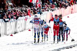 12.03.2024, Drammen, Norway (NOR): Linn Svahn (SWE), Kristine Stavaas Skistad (NOR), (l-r)  - FIS world cup cross-country, individual sprint, Drammen (NOR). www.nordicfocus.com. © Modica/NordicFocus. Every downloaded picture is fee-liable.