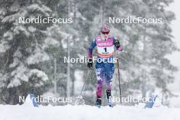 16.03.2024, Falun, Sweden (SWE): Samantha Smith (USA) - FIS world cup cross-country, 10km, Falun (SWE). www.nordicfocus.com. © Modica/NordicFocus. Every downloaded picture is fee-liable.