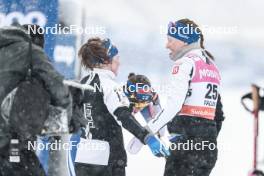16.03.2024, Falun, Sweden (SWE): Krista Parmakoski (FIN), Johanna Matintalo (FIN), (l-r)  - FIS world cup cross-country, 10km, Falun (SWE). www.nordicfocus.com. © Modica/NordicFocus. Every downloaded picture is fee-liable.
