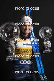 17.03.2024, Falun, Sweden (SWE): Jessie Diggins (USA) - FIS world cup cross-country, cups, Falun (SWE). www.nordicfocus.com. © Modica/NordicFocus. Every downloaded picture is fee-liable.