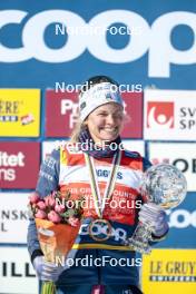 15.03.2024, Falun, Sweden (SWE): Jessie Diggins (USA) - FIS world cup cross-country, cups, Falun (SWE). www.nordicfocus.com. © Modica/NordicFocus. Every downloaded picture is fee-liable.