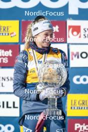 15.03.2024, Falun, Sweden (SWE): Jessie Diggins (USA) - FIS world cup cross-country, cups, Falun (SWE). www.nordicfocus.com. © Modica/NordicFocus. Every downloaded picture is fee-liable.