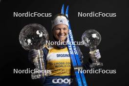 17.03.2024, Falun, Sweden (SWE): Jessie Diggins (USA) - FIS world cup cross-country, cups, Falun (SWE). www.nordicfocus.com. © Modica/NordicFocus. Every downloaded picture is fee-liable.
