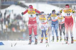 15.03.2024, Falun, Sweden (SWE): Mathilde Myhrvold (NOR), Desiree Steiner (SUI), (l-r)  - FIS world cup cross-country, individual sprint, Falun (SWE). www.nordicfocus.com. © Modica/NordicFocus. Every downloaded picture is fee-liable.