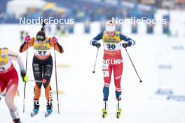 15.03.2024, Falun, Sweden (SWE): Moa Ilar (SWE), Tereza Beranova (CZE), (l-r)  - FIS world cup cross-country, individual sprint, Falun (SWE). www.nordicfocus.com. © Modica/NordicFocus. Every downloaded picture is fee-liable.