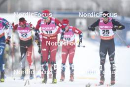 15.03.2024, Falun, Sweden (SWE): Even Northug (NOR), Federico Pellegrino (ITA), (l-r)  - FIS world cup cross-country, individual sprint, Falun (SWE). www.nordicfocus.com. © Modica/NordicFocus. Every downloaded picture is fee-liable.