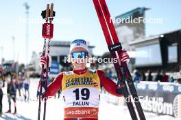 17.03.2024, Falun, Sweden (SWE): Anne Kjersti Kalvaa (NOR) - FIS world cup cross-country, mass, Falun (SWE). www.nordicfocus.com. © Modica/NordicFocus. Every downloaded picture is fee-liable.