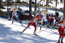 17.03.2024, Falun, Sweden (SWE): Teresa Stadlober (AUT), Linn Svahn (SWE) - FIS world cup cross-country, mass, Falun (SWE). www.nordicfocus.com. © Modica/NordicFocus. Every downloaded picture is fee-liable.