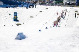 17.03.2024, Falun, Sweden (SWE): Womens race headed by Kerttu Niskanen (FIN), Heidi Weng (NOR), Jessie Diggins (USA)- FIS world cup cross-country, mass, Falun (SWE). www.nordicfocus.com. © Modica/NordicFocus. Every downloaded picture is fee-liable.