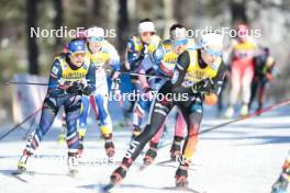17.03.2024, Falun, Sweden (SWE): Flora Dolci (FRA), Rosie Brennan (USA), (l-r)  - FIS world cup cross-country, mass, Falun (SWE). www.nordicfocus.com. © Modica/NordicFocus. Every downloaded picture is fee-liable.