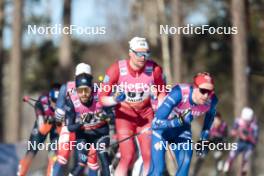 17.03.2024, Falun, Sweden (SWE): Lorenzo Romano (ITA), Karl-Johan Westberg (SWE), (l-r)  - FIS world cup cross-country, mass, Falun (SWE). www.nordicfocus.com. © Modica/NordicFocus. Every downloaded picture is fee-liable.