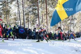 17.03.2024, Falun, Sweden (SWE): Katherine Sauerbrey (GER), Lisa Lohmann (GER), (l-r)  - FIS world cup cross-country, mass, Falun (SWE). www.nordicfocus.com. © Modica/NordicFocus. Every downloaded picture is fee-liable.
