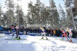 17.03.2024, Falun, Sweden (SWE): Linn Svahn (SWE), Teresa Stadlober (AUT), (l-r)  - FIS world cup cross-country, mass, Falun (SWE). www.nordicfocus.com. © Modica/NordicFocus. Every downloaded picture is fee-liable.