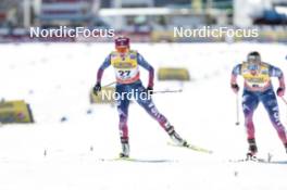 17.03.2024, Falun, Sweden (SWE): Novie Mccabe (USA), Rosie Brennan (USA), (l-r)  - FIS world cup cross-country, mass, Falun (SWE). www.nordicfocus.com. © Modica/NordicFocus. Every downloaded picture is fee-liable.