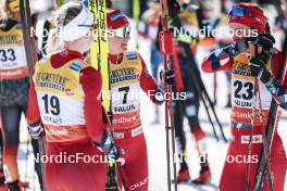 17.03.2024, Falun, Sweden (SWE): Heidi Weng (NOR), Tiril Udnes Weng (NOR), (l-r)  - FIS world cup cross-country, mass, Falun (SWE). www.nordicfocus.com. © Modica/NordicFocus. Every downloaded picture is fee-liable.