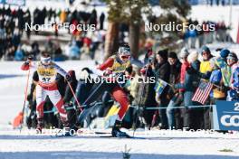 17.03.2024, Falun, Sweden (SWE): Lisa Ingesson (SWE), Liliane Gagnon (CAN), (l-r)  - FIS world cup cross-country, mass, Falun (SWE). www.nordicfocus.com. © Modica/NordicFocus. Every downloaded picture is fee-liable.