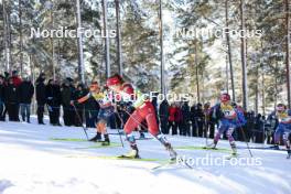 17.03.2024, Falun, Sweden (SWE): Patricija Eiduka (LAT), Margrethe Bergane (NOR), (l-r)  - FIS world cup cross-country, mass, Falun (SWE). www.nordicfocus.com. © Modica/NordicFocus. Every downloaded picture is fee-liable.